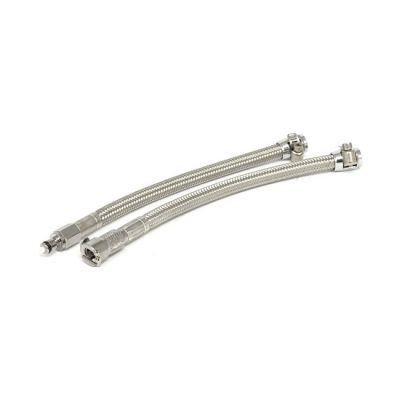 923828 - Goodridge, QD fuel crossover line clear braided stainless