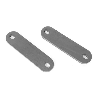 923862 - Westland Customs, flat steel tabs 6x25x100mm. 8.5mm holes