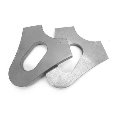 923866 - Westland Customs, rigid axle plates. Raw steel, 3/4"