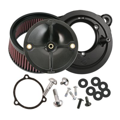925365 - S&S, Stealth air cleaner kit. For 58mm S&S throttle body