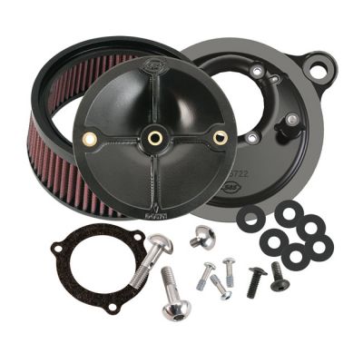 925366 - S&S, Stealth air cleaner kit. For 66mm S&S throttle body