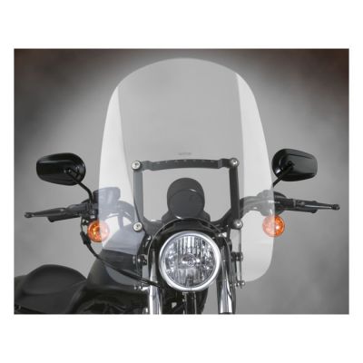 926111 - National Cycle NC Spartan® Quick Release Windshield - Clear, 16.25" high