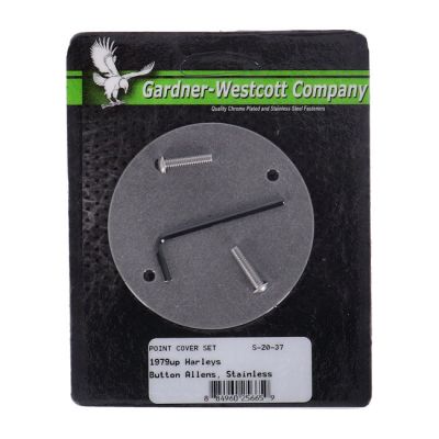 927104 - GARDNER-WESTCOTT GW, point cover mount kit. Stainless, buttonhead allen