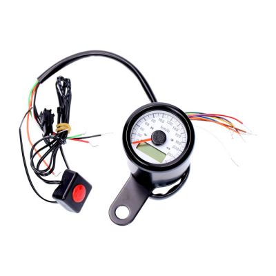 928217 - MCS Stoker, electronic speedometer 48mm. Black, white face