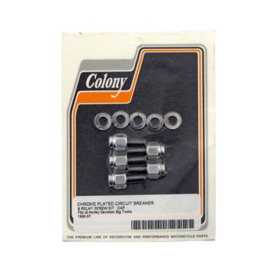 929057 - Colony, circuit breaker screw kit. Cap style