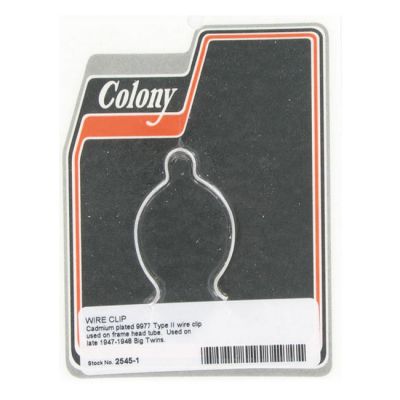 929652 - Colony, wire clip. Frame head tube
