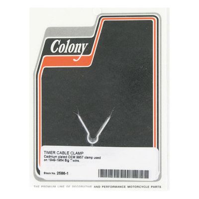929654 - Colony, wire clip. Timer cable