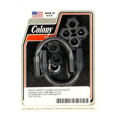 929658 - Colony, engine guard U-bolt mount kit. Front