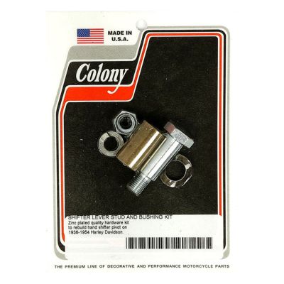 929666 - Colony, shift lever stud & bushing kit. Zinc