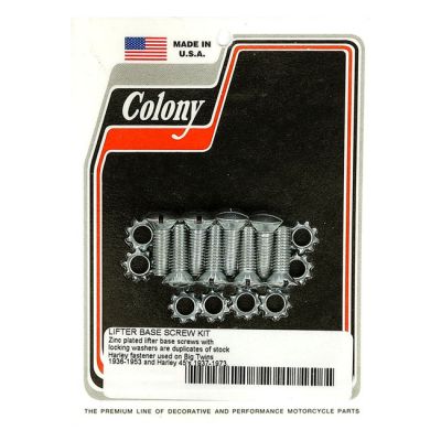 929704 - Colony, tappet block mount kit. OEM style, zinc