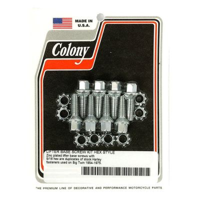 929705 - Colony, tappet block mount kit. OEM style, zinc