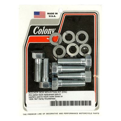 929723 - Colony, Knuckle rocker box bolt kit. Zinc