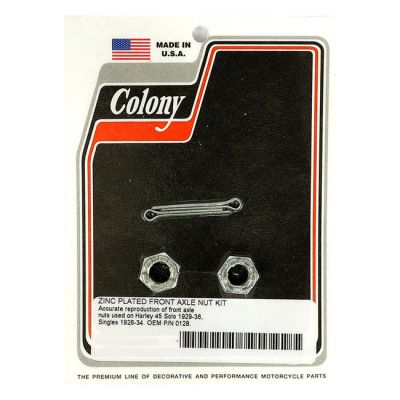 929748 - COLONY AXLE NUT KIT. FRONT