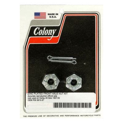 929749 - COLONY AXLE NUT KIT. FRONT