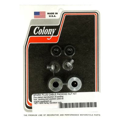 929775 - Colony, spark plug cable packing nut kit
