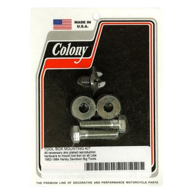 929778 - Colony, L62-64 tool box mount kit. Zinc