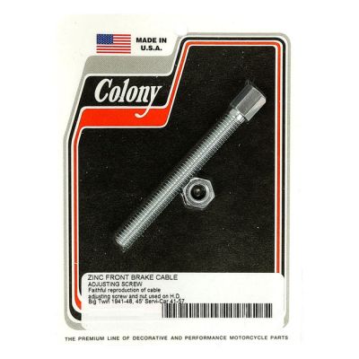 929880 - Colony, front brake cable adjuster. Zinc