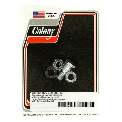 929889 - Colony, shifter rod bolt end kit. Zinc