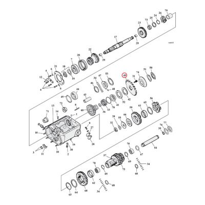 930016 - PBI CNC transmission sprocket. 23T