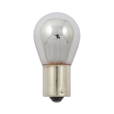 930710 - MCS Light bulb #1156. 12V 21W. Amber glass/chrome
