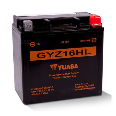 931727 - Yuasa, GYZ series AGM battery GYZ16HL