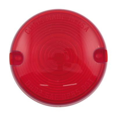 932013 - Chris Products, 3" Bullet FX, XL turn signal lens. Red
