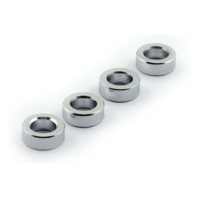932079 - CHRIS PRODUCTS Chris, turn signal spacers 1/4" (6.35mm) long. Chrome