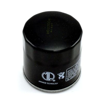 933659 - MIW, spin-on oil filter. Black