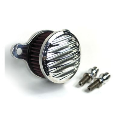 933808 - Rough Crafts, air cleaner kit. Polished