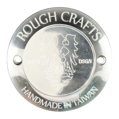 933813 - Rough Crafts, point cover. 2-hole, polished