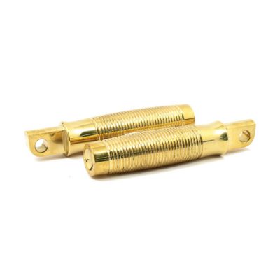 933824 - Rough Crafts, groove footpegs. Brass