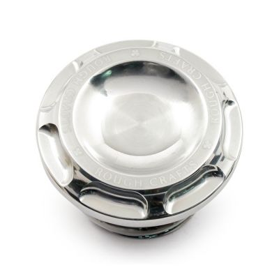 933826 - Rough Crafts, 96-up Groove gas cap. Polished