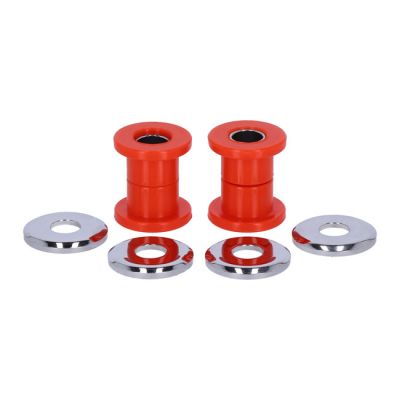 936497 - MCS Handlebar damper kit, red polyurethane