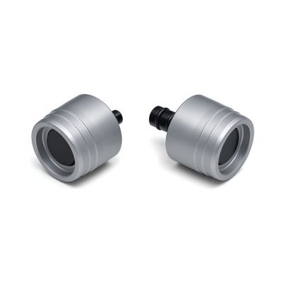 936503 - Küryakyn Kuryakyn, Lodestar rear axle sliders. Silver