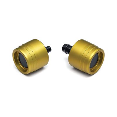 936505 - Küryakyn Kuryakyn, Lodestar rear axle sliders. Gold