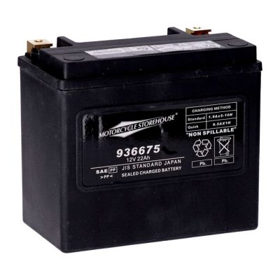 936675 - MCS, Standard Series - AGM sealed battery. 12V, 22Ah. 325CCA