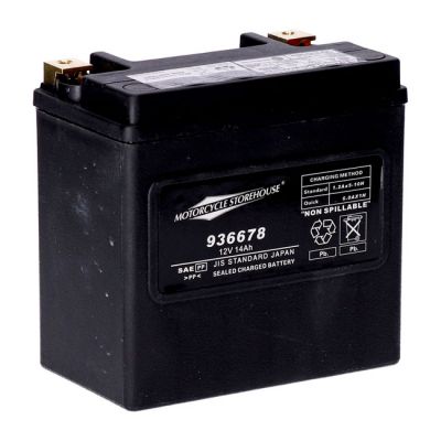 936678 - MCS, Standard Series - AGM sealed battery. 12V, 14Ah. 240CCA