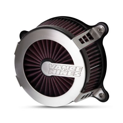 938233 - V&H, VO2 Cage fighter air cleaner kit. Brushed stainless