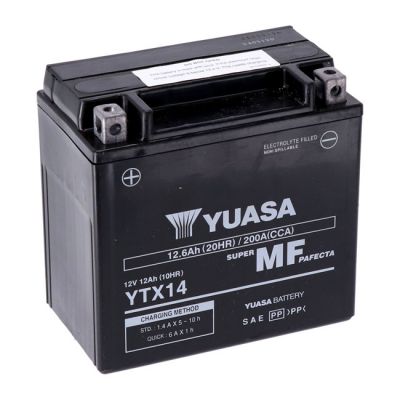 939091 - Yuasa, AGM battery, YTX14-WC