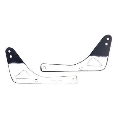 939355 - Highway Hawk, brackets for Wide sissybar. Chrome