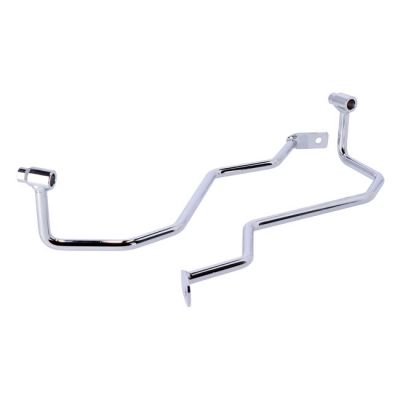 939389 - Highway Hawk, saddlebag support kit. Chrome