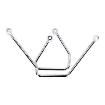 939394 - Highway Hawk, saddlebag support kit. Chrome