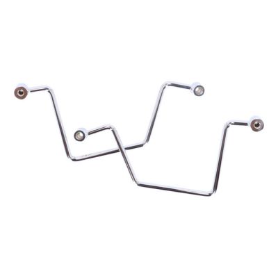 939416 - Highway Hawk, saddlebag support kit. Chrome