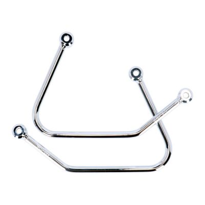 939417 - Highway Hawk, saddlebag support kit. Chrome