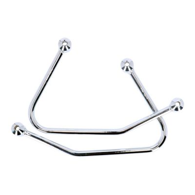 939418 - Highway Hawk, saddlebag support kit. Chrome