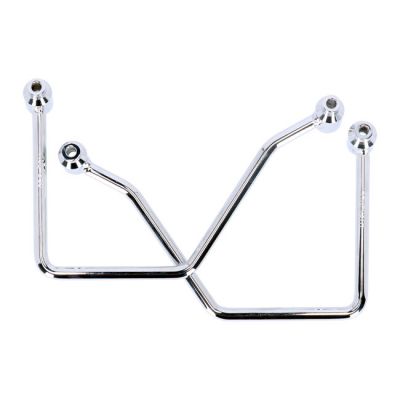 939420 - Highway Hawk, saddlebag support kit. Chrome