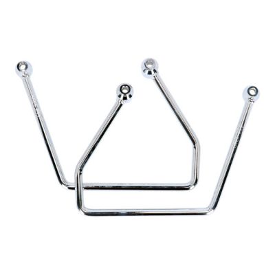 939444 - Highway Hawk, saddlebag support kit. Chrome