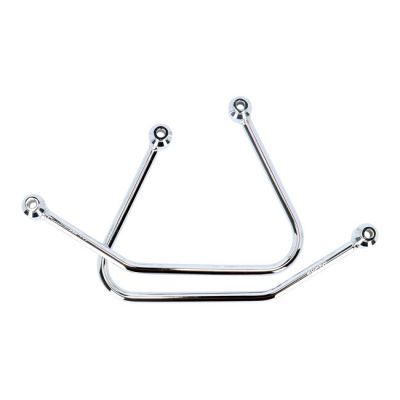 939455 - Highway Hawk, saddlebag support kit. Chrome