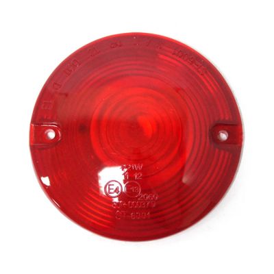 940643 - MCS Replacement turn signal lens. Flat lens. Red