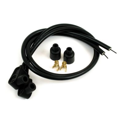 940821 - Taylor, 8mm Spiro-Pro universal spark plug wire set. Black